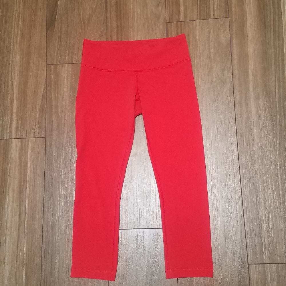 Lululemon wunder under crop leggings